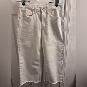 Old Navy Wide Leg Cropped Jeans